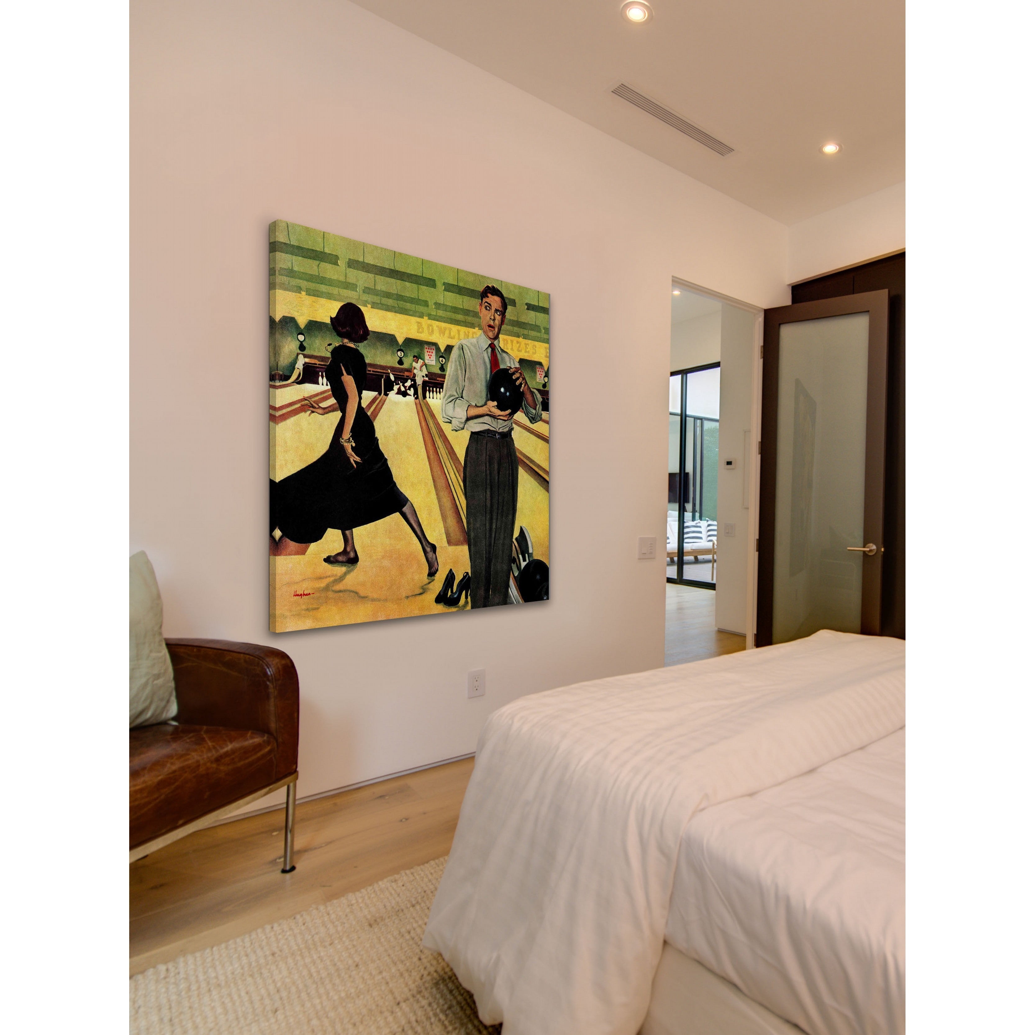 Marmont Hill Bowling Strike by George Hughes Painting Print on Canvas