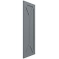 thumbnail image 2 of Ekena Millwork 18"W x 40"H True Fit PVC San Carlos Mission Style Fixed Mount Shutters, Ocean Swell (Per Pair - Hardware Not Included), 2 of 9