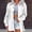 c01White, variant on Oversized Shacket Jacket for Women Button Down Shirt Cable Textured Casual Solid Color Long Sleeve Loose Jacket Pink S