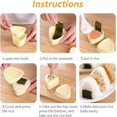 thumbnail image 5 of Triangle Onigiri Maker Mould with Rice Spoon, Three Piece Set, Sushi Tools,Non-Stick, 5 of 5