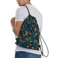 thumbnail image 3 of Drawstring Backpack - Hawaiian Style Leaves Flower Splash Proof Small Drawstring Gym Bag for Women Men, Cinch Sports String Bag Backpack for Travel Swimming Beach, 3 of 8