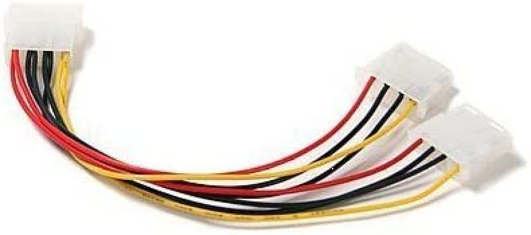 Computer Molex 4 Pin Power Supply Y Splitter Cable