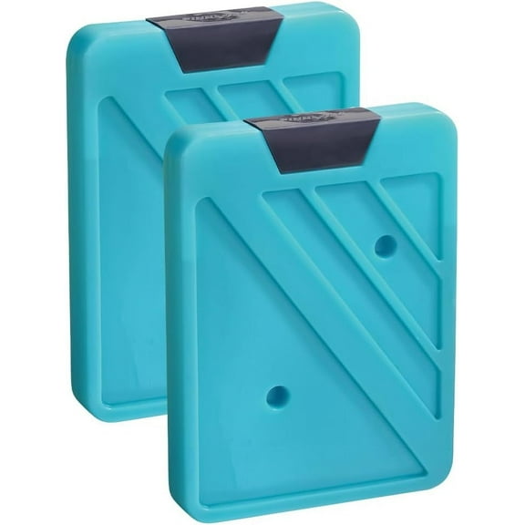 Pinnacle Ice Blocks for Cooler Set of 2 - Multipurpose Ice Packs for Coolers Long Lasting Reusable Refreezable -No Leak Lunch Box Ice Pack - Non BPA Food Safe Freezer Packs for Coolers 11oz