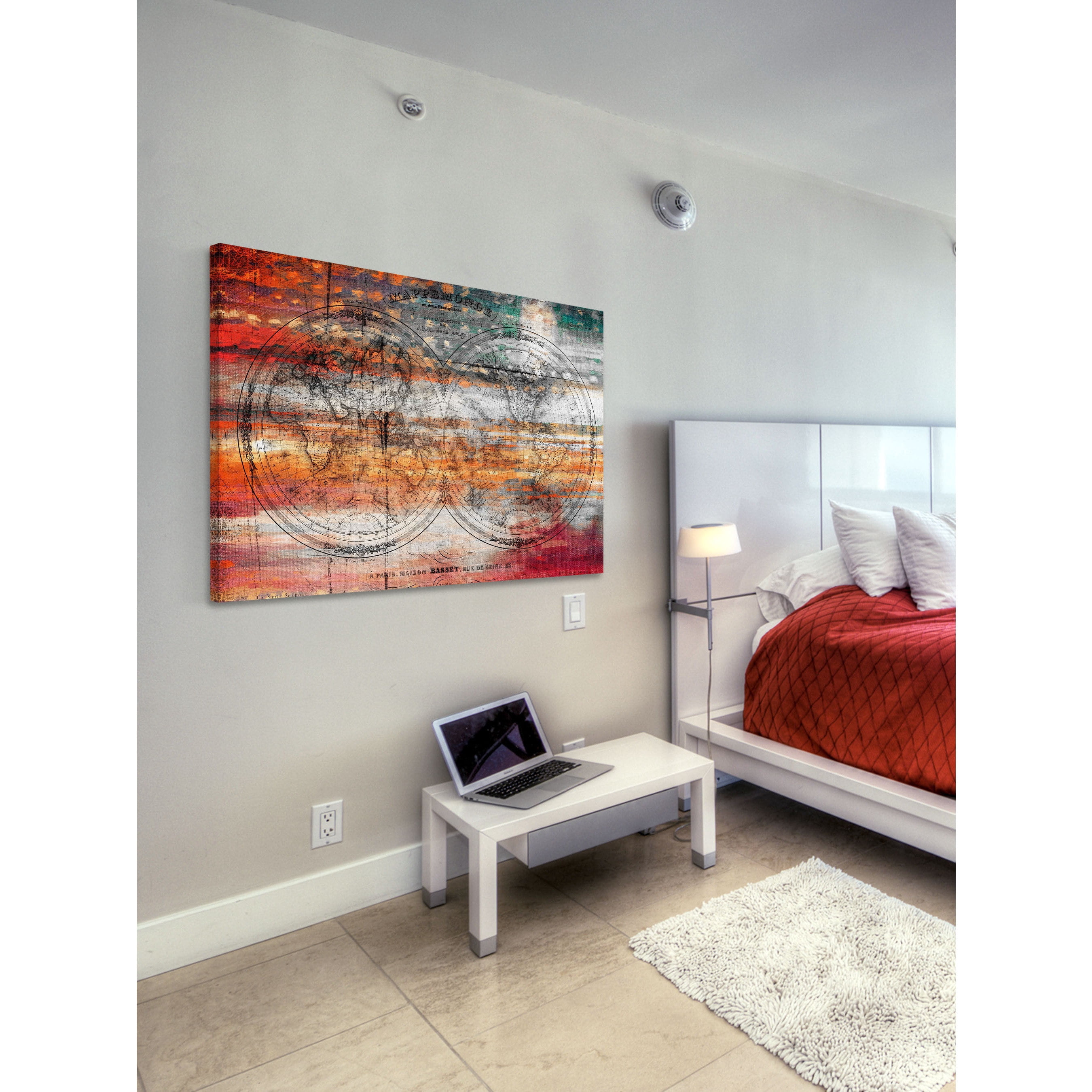 Parvez Michel Inc Parvez Taj - Old World Red Print on Canvas - Multi-color