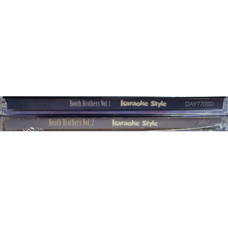 Booth Brothers Karaoke Volumes 1&2 CD Set