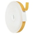 thumbnail image 1 of Cinta de sellado para puertas Uxcell, cinta de espuma autoadhesiva fuerte, relleno de huecos para puertas y ventanas, 1 pulgada x 1/4 pulgada x 16 pies blanca, 1 of 6
