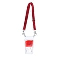 thumbnail image 3 of HILABEE Plastic Professional Barber Cutting Shear Scissors Bag Holder Pouch Clear Red, 3 of 9