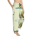 thumbnail image 2 of Sigee Avocado for Exercise Print Women's Soft Pajama Pants - Breathable and Comfortable Lounge Sleep Bottoms with Elastic Waistband and Pockets-X-Large, 2 of 9