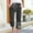 Black, variant on Womens Pants Sawvnm Capris Pants For Women Casual Summer Cotton Linen 3/4 Pants Wide Leg for Women