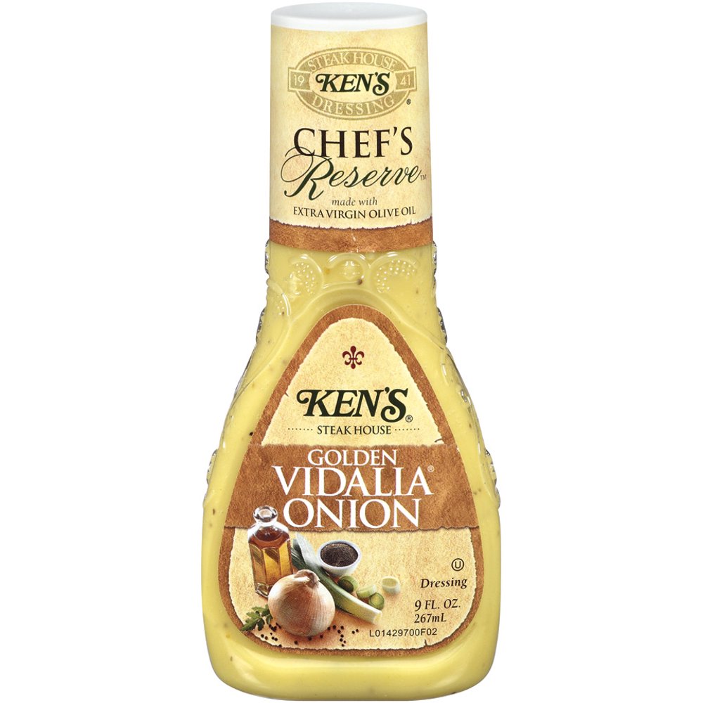 Ken's Steakhouse Chef's Reserve Dressing, Golden Vidalia Onion, 9 Fl Oz