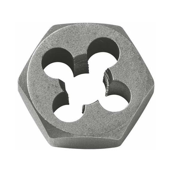 Vermont American Hexagon Die,Carbon Steel,RH,5/16-18,NC BHD516F18