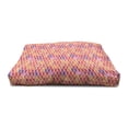 thumbnail image 4 of Abstract Pet House, Diamond Shaped Mosaic Crossed Geometric Forms in Watercolor Picture, Outdoor & Indoor Portable Dog Kennel with Pillow and Cover, 5 Sizes, Orange Purple Pink, by Ambesonne, 4 of 5
