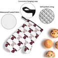 thumbnail image 3 of 4th July Oven Mitts and Pot Holders Sets 4 pcs, Kitchen Oven Gloves Heat Resistant BBQ Gloves Non Slip for Baking, 3 of 6