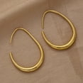 thumbnail image 1 of Minimalist Geometric Diamond Hollow Earrings for Elegant Fashion Statement, 1 of 10