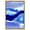 Gold Frame, variant on Glacier and the Stream Canvas Print Blue Wall Decor by Art Remedy, Black Frame, 36 x 54