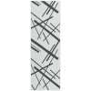 thumbnail image 2 of Unique Loom Outdoor Modern Collection Area Rug - Mikado (2' x 6' 1" Runner Black and White), 2 of 6
