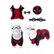 thumbnail image 2 of Disfraz de perro mascota para juego de rol, ropa roja, traje de carnaval de Halloween, disfraz de piscina, disfraz de cachorro, 2 of 5