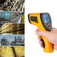 thumbnail image 7 of Temperature Gun IR Infrared Thermometer Non-Contact Digital Instant Read Tool Handheld with Laser Sight Accurate LCD Display 9v Battery Yellow/Black, 7 of 7