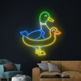 thumbnail image 2 of Handmadetneonsign Mallard Duck Neon Sign, Mallard Duck Wall Art Decor, Mallard Wall Decor, 2 of 5