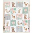 thumbnail image 4 of Woodland Floral Ruffled Crib Bedding Set, 4 of 4