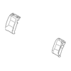 Genuine OE Audi Seat Back Cover - 4G0-885-806-B-R0A