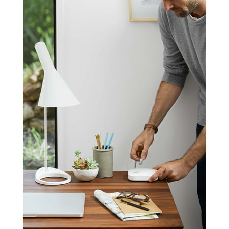 eero Home WiFi System (1 eero + 2 eero Beacon) ? 2nd Generation ? Advanced Tri-Band Mesh WiFi System to Replace Traditional Routers and WiFi Ranger Extenders ? Coverage: 2 to 4 Bedroom Home