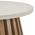 thumbnail image 2 of Bouclair Walnut Slat Base Outdoor Coffee Table, 2 of 3