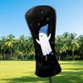 thumbnail image 2 of Golf Club Covers, Blue Hat Ghost Premium PU Leather Driver Hybrid Putter Head Covers with Velvet Lining, Waterproof Golf Gifts for Men Women, 2 of 11