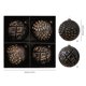 thumbnail image 3 of Christmas Decorations Flocked Christmas Balls Christmas Decoration SetMultiple Styles Of Christmas Tree Decorations Can Be Used For Other Party, 3 of 6