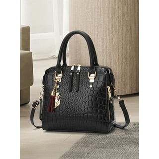 SCARLETON Gold Top Handle Satchel Purse For Women – Crossbody & Shoulder Bag With Flap Closure 6 thumbnail image
