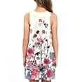 thumbnail image 4 of Vestido de tirantes de camisola con estampado de manga corta con estilo de verano para mujer OAVQHLG3B Store lin121212, 4 of 5
