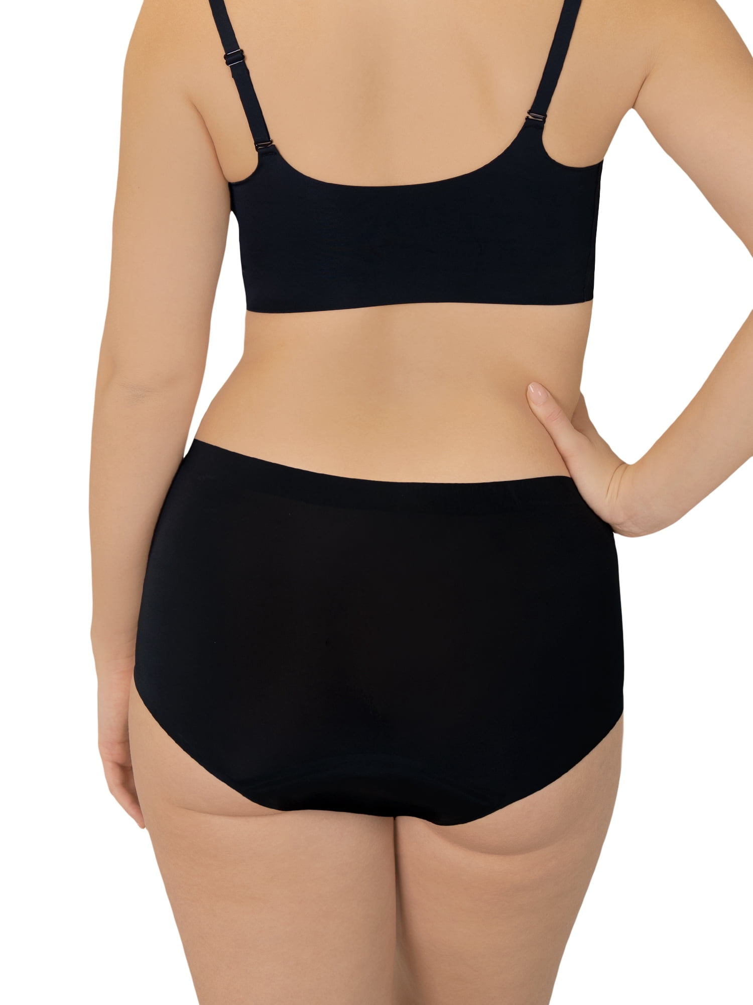 No Boundaries Boyshort Super Absorbency Period Underwear, 2-Pack, Women’s Sizes XS-XXL