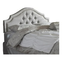 Kingfisher Lane Modern Fabric Upholstered Full Headboard in Beige