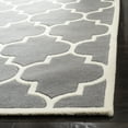 thumbnail image 3 of SAFAVIEH Chatham Gavin Geometric Wool Area Rug, Dark Gray/Ivory, 11' x 15', 3 of 8