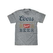 Tee Luv Men's Retro Coors Banquet Beer Logo T-Shirt (S)