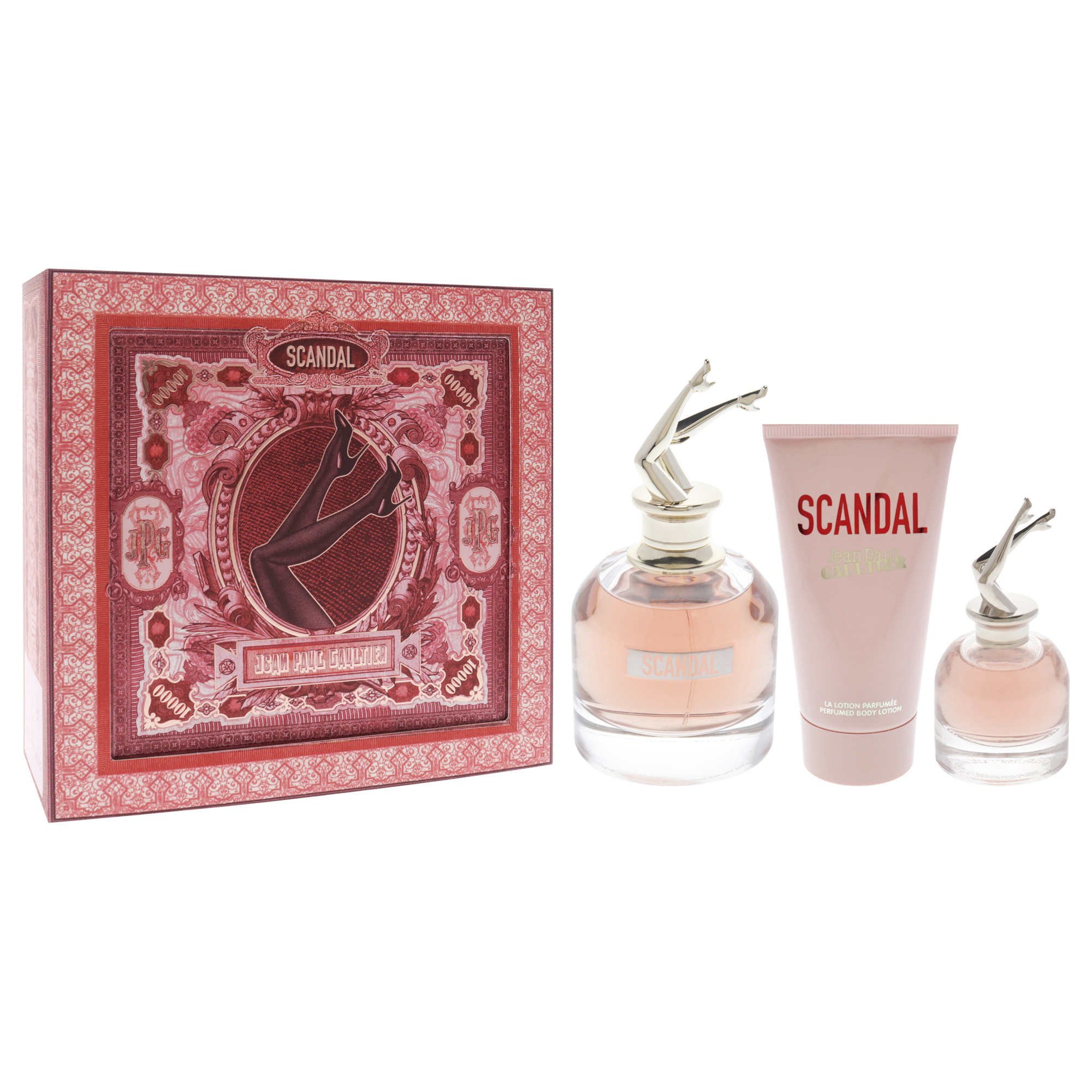 Scandal by Jean Paul Gaultier for Women - 3 Pc Gift Set 2.7oz EDP