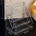 thumbnail image 6 of 5-Layer CD Rack, Album Display Rack, Transparent Storage Rack for Tapes, Multifunctional Counter Display Rack, 6 of 6
