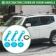 thumbnail image 2 of Conjunto de cubiertas para manijas de puertas exteriores Unique Bargains, trim decorativo para Jeep Wrangler JK 2DR 2007-2017, ABS, Azul Claro, 1 juego, 2 of 6