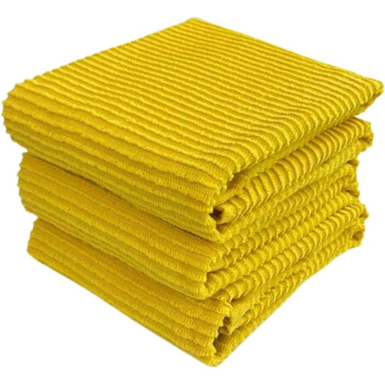 JOOCAR Kitchen Towels, Spring Yellow Jasmine Bee Hello Sunshine 16x27.5  Inch Kitchen Towels for Kitchen Decor Housewarming Gift Towels Set of 2 
