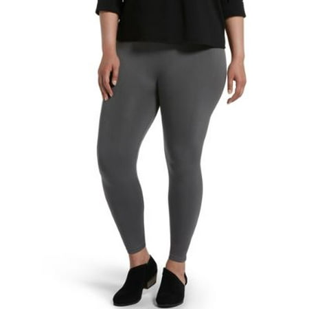 HUE Womens Plus Size Seamless Leggings