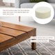 thumbnail image 4 of Deslizadores para muebles, almohadillas de fieltro autoadhesivas redondas, protectores de suelo para patas de muebles de madera dura 2" 12 piezas, 4 of 5