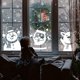 thumbnail image 4 of Navidad blanco puro ventana pegatinas muñeco de nieve alce copo de nieve pegatinas electrostáticas santa pegatinas Feliz Navidad decoración para el hogar, 4 of 5