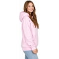 thumbnail image 3 of Milltex Oversized Hoodie for Women 280 GSM Heavyweight Fleece Pullover Sweatshirt, Relaxed Fit Hooded Sweatshirt with Kangaroo Pocket, Warm Winter Casual Gym Wear Hoodie-PowderPink, 3 of 4
