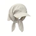 thumbnail image 1 of Unisex Solid Color Baseball Cap Adjust Headscarf Sunproof Hat for Spring Summer Adult Outdoor Adjustable Cycling Hat, 1 of 5