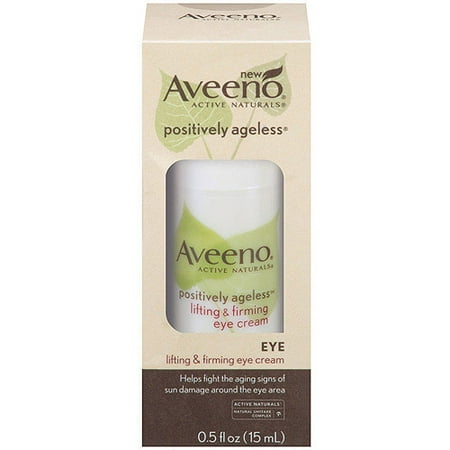 Aveeno Active Naturals Positively Ageless Lifting and Firming Eye Cream, .5 oz - Walmart.com