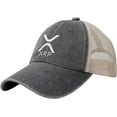 thumbnail image 2 of Xrp Ripple Mesh Baseball Cap Cotton Vintage Cowboy Hat, 2 of 8
