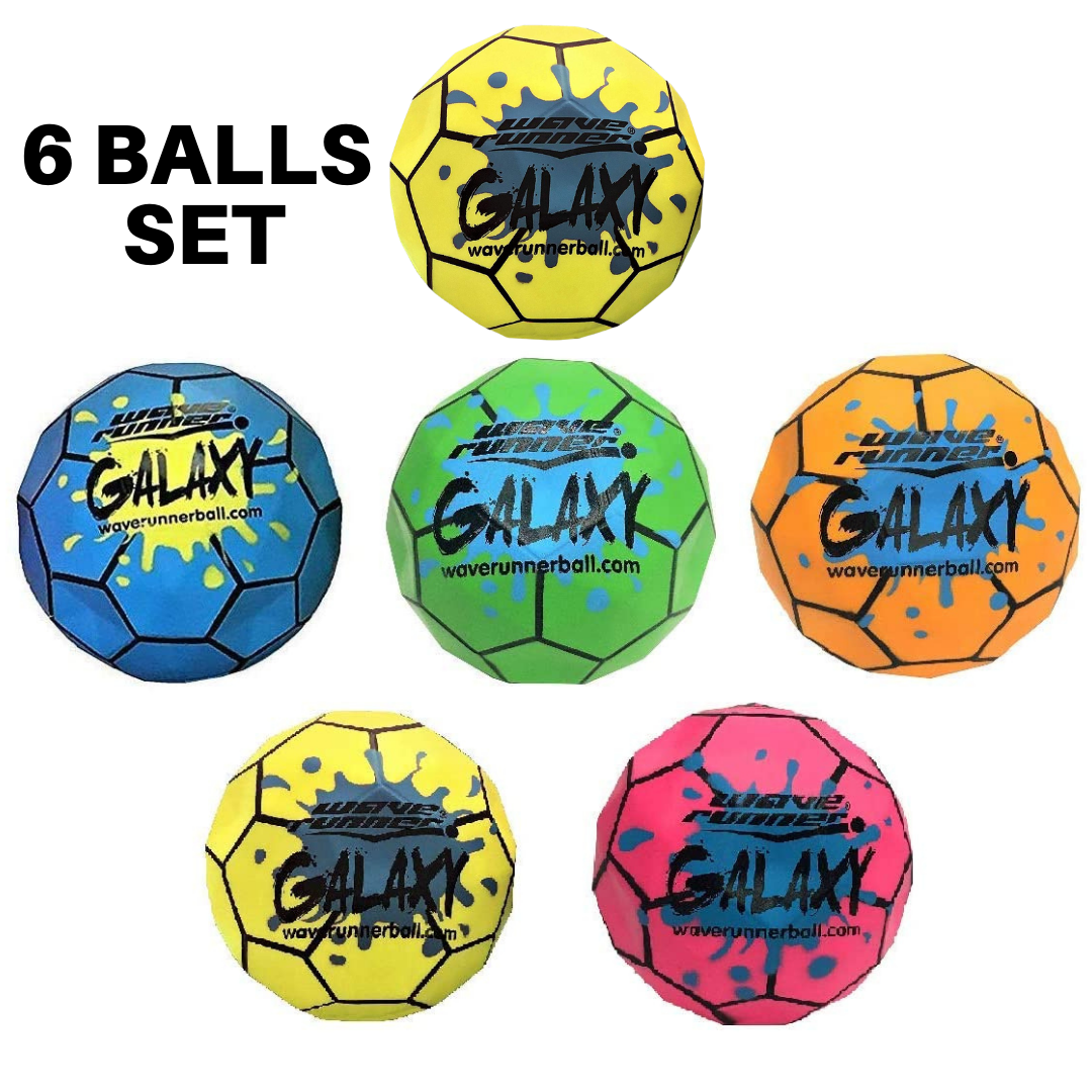 Single Wave Runner Galaxy Ball #1 Water Ball for Skipping and Bouncing The Perfect Pool Ball and Ocean Ball