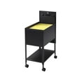 thumbnail image 3 of Lorell Indoor Mobile Lockable File Cabinet, Black, 3 of 11