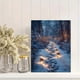 thumbnail image 2 of Qisvanset 12x16 Inch Winter Forest Light Trail Canvas Wall Art, Magical Woodland Path Whimsical Rustic Home Decor, 2 of 8