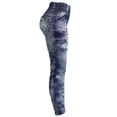 thumbnail image 6 of Women's Flare Yoga Pants High Waisted Flared Leggings Bootcut Workout Bell Bottoms Leggings Tummy Control, 6 of 7
